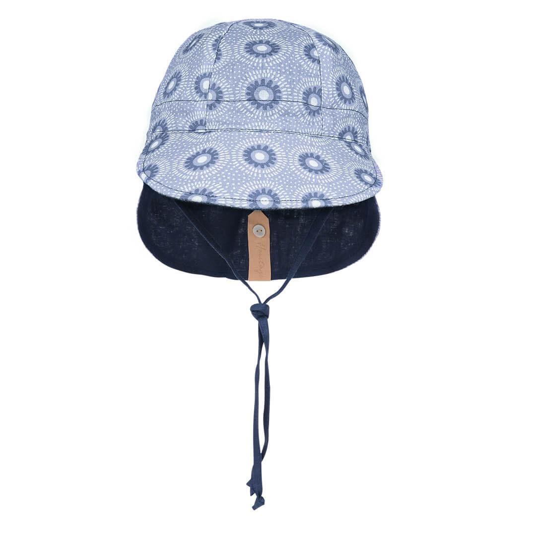 Bedhead Reversible Baby Flap Sun Hat-Norman/Indigo S-1954803160044408833
