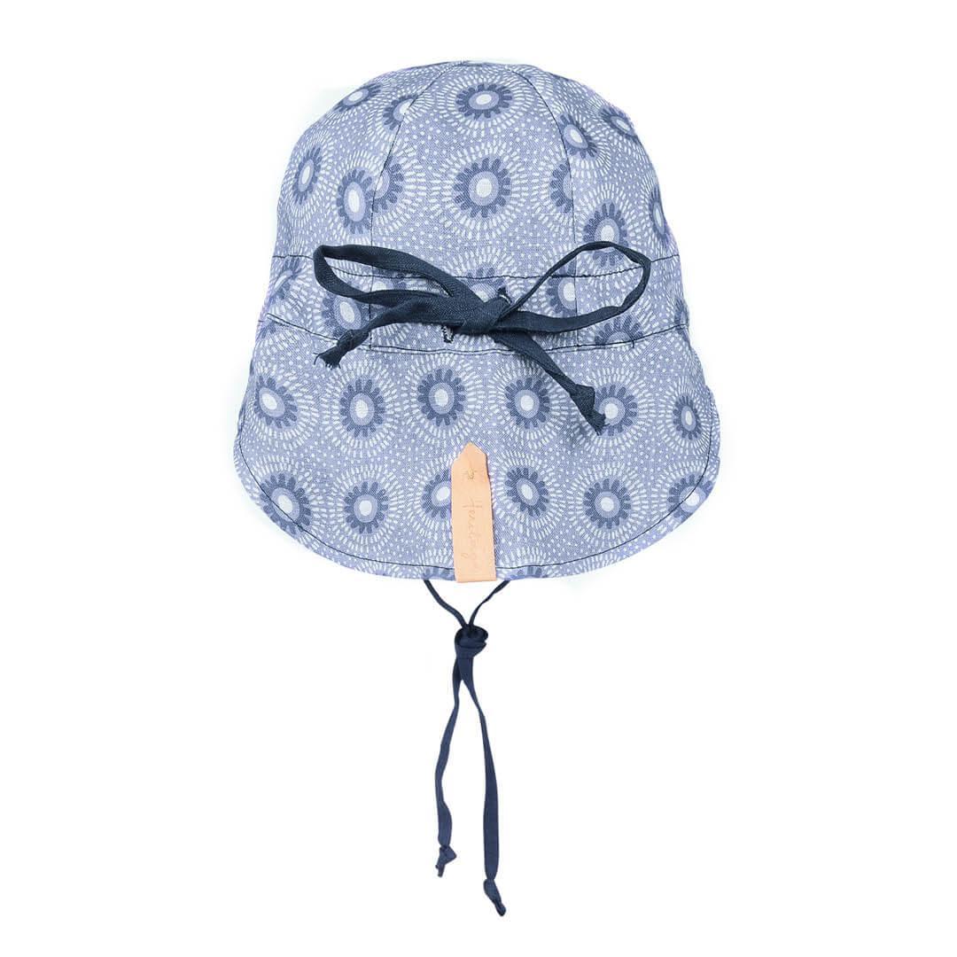 Bedhead Reversible Baby Flap Sun Hat-Norman/Indigo S-1954803160044408834