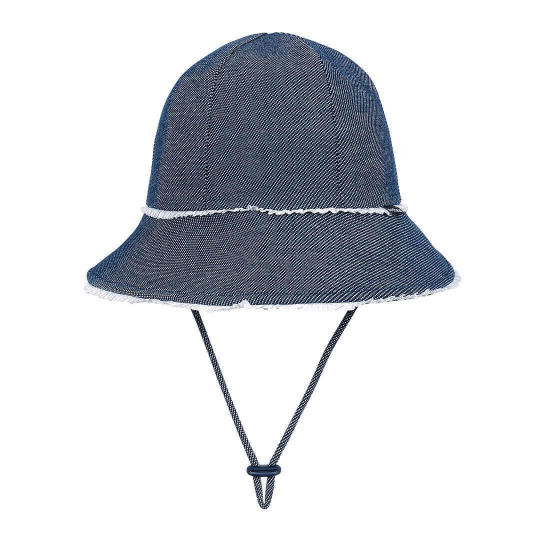 Bedhead Toddler Bucket Hat - Denim Ruffle Trim S-1954803164758806529