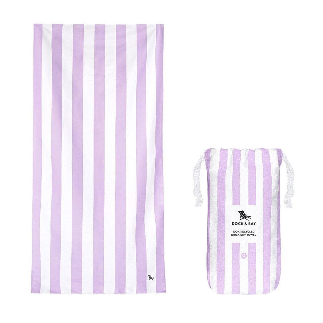 Dock & Bay Beach Towel Cabana Collection XL | Quick Dry | Lombok Lilac-1954802353207119872