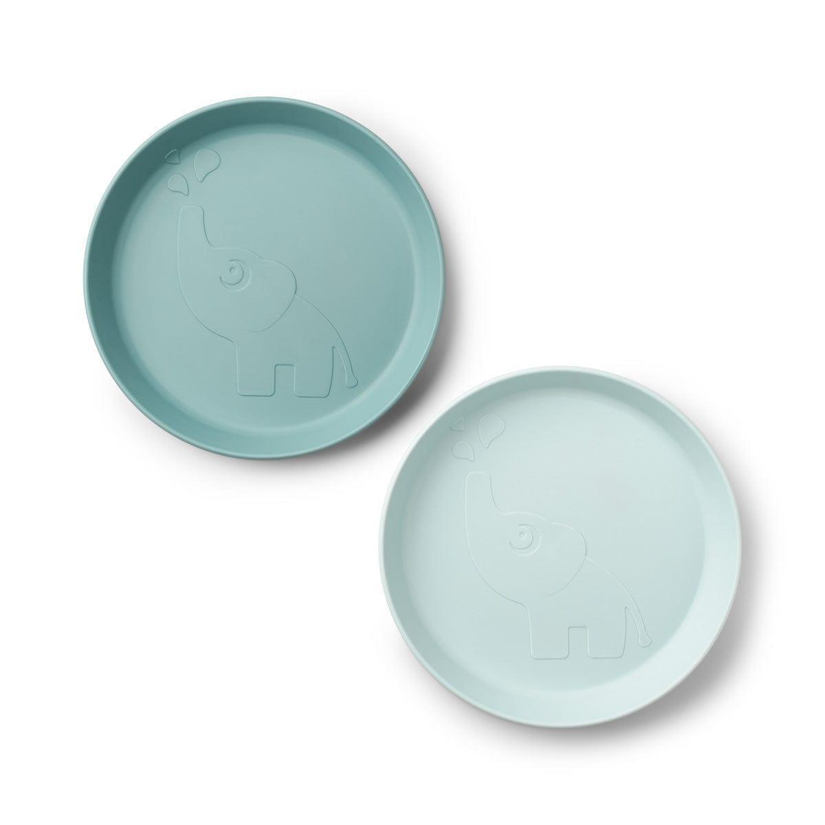 Done by Deer Kiddish Raffi Plate 2 Pack-Blue-1910112381741174785
