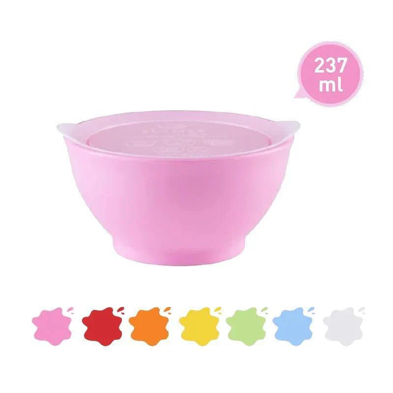 Elipse Kids Spill-Proof Anti-Slip Bowl Stage 1 | Single Pack with Lid White-1954803045225336832