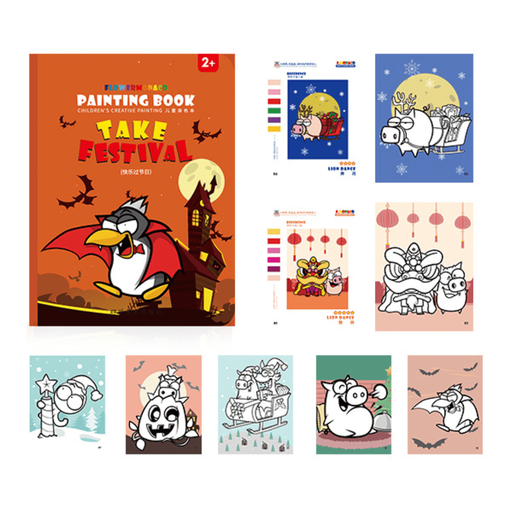 Flower Monaco Colouring Book Festival-1954803152658239493