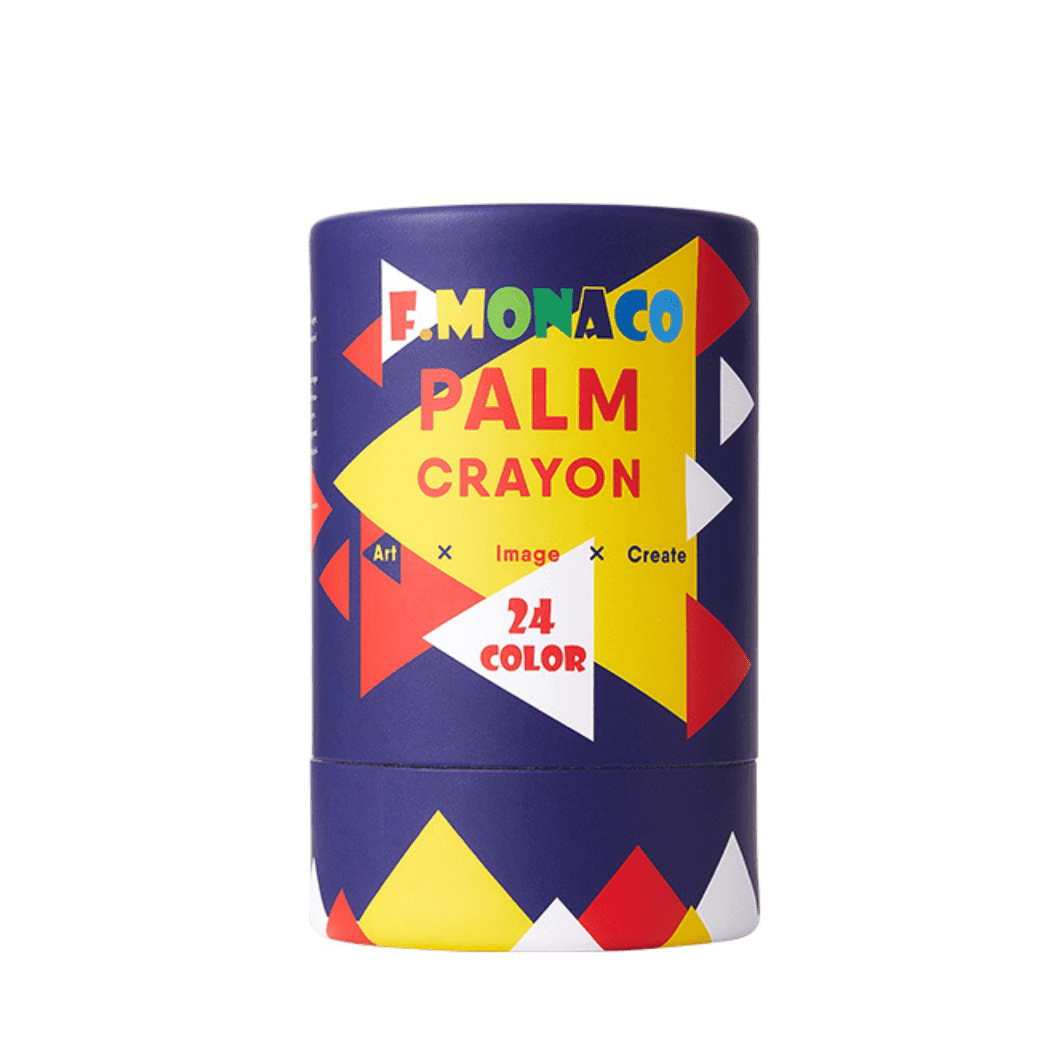 Flower Monaco Palmy Crayons 24 Colour-1954803153346105344