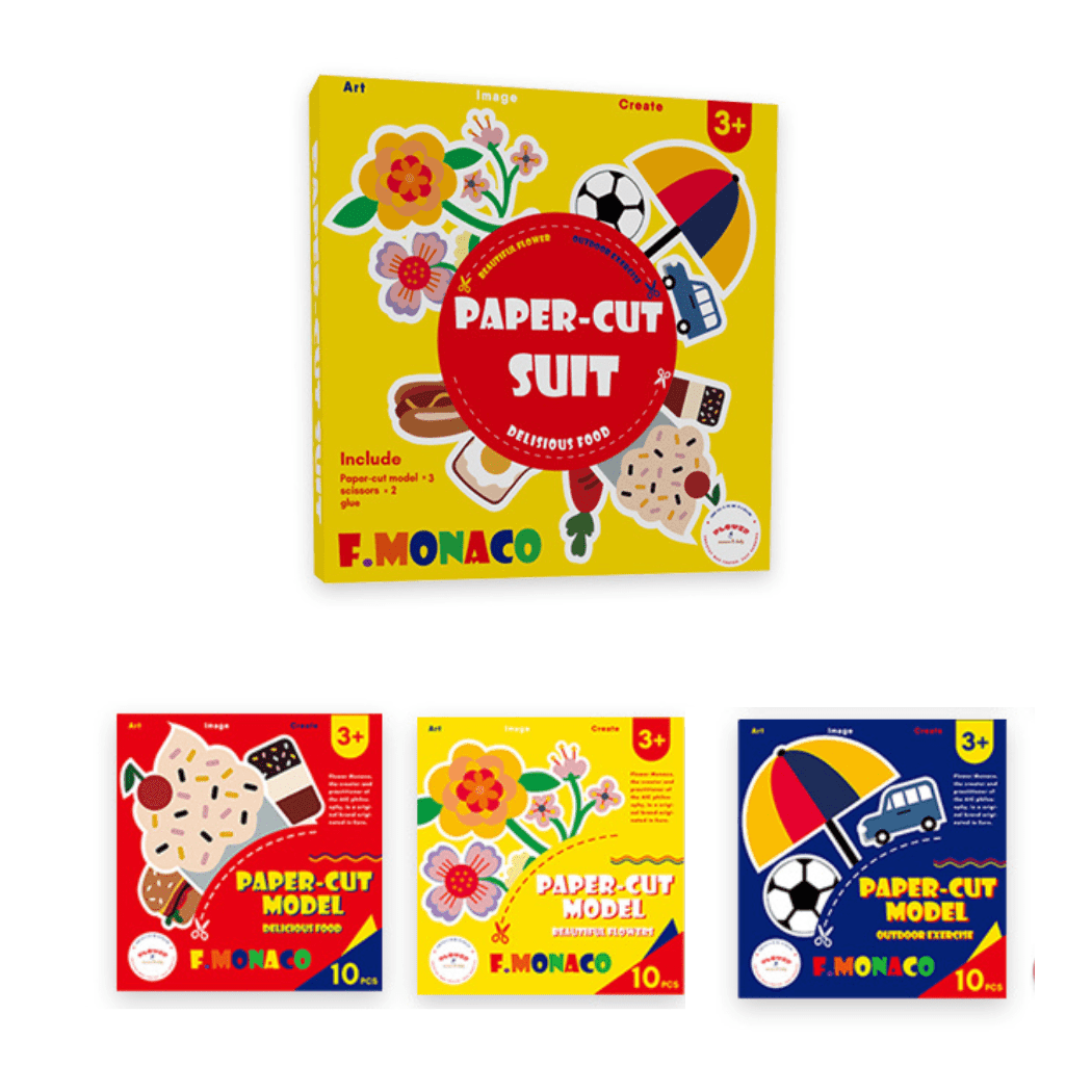 Flower Monaco Paper Cut Pack of 3 Set 1-1954803152310112256