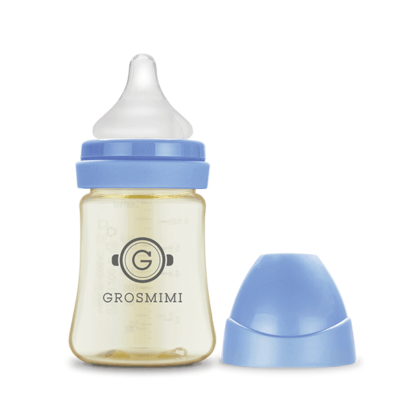 Grosmimi PPSU Feeding Bottle 200ml (Newborn) Aqua Green-1910112434690068480