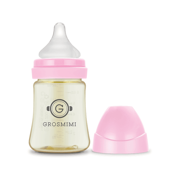 Grosmimi PPSU Feeding Bottle 200ml (Newborn) Gold-1954803144022167552