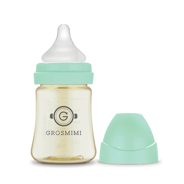 Grosmimi PPSU Feeding Bottle 200ml (Newborn) Sky Blue-1910112434992058368