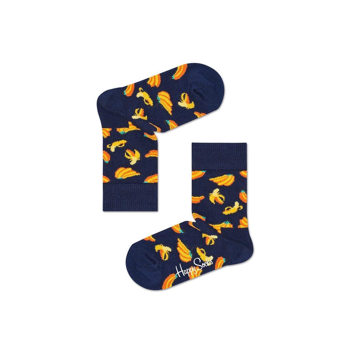 Happy Socks Kids Dark Banana Sock 2-3Yrs-1954803038053076992