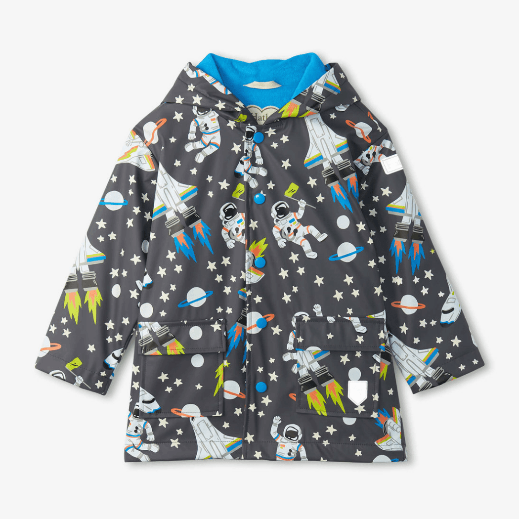 HATLEY Colour Changing Raincoat | Outer Space Size 8-1910112139125854208