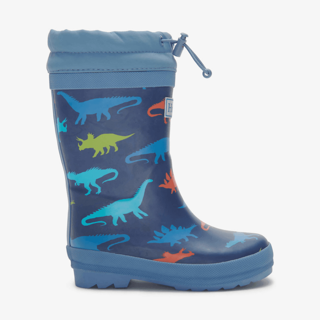 Hatley Rainy Rainbows Sherpa Lined Kids Rain Boots Size 8-1954803043446951938