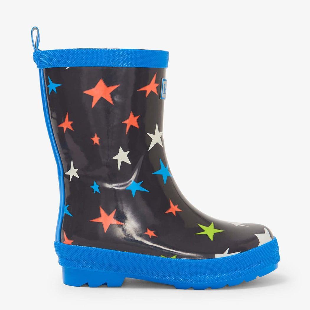 HATLEY Shiny Kids Rain Boots | Ombre Stars size 7-1954803167539630080