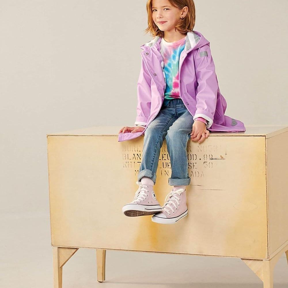 HATLEY Splash Rain Jacket | Lilac Size 4-1910112157610151937