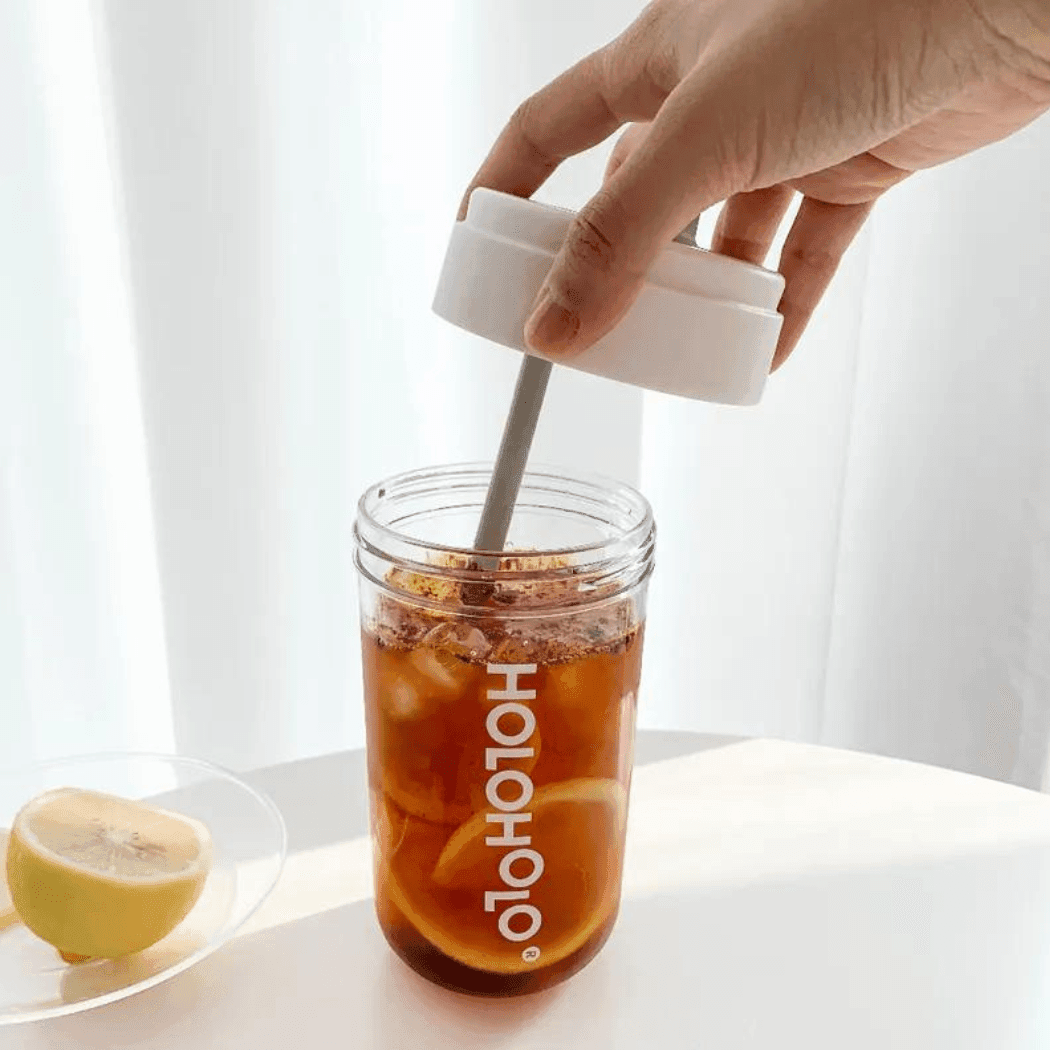 HOLOHOLO Heat-Resistant Reusable Coffee Cup White 300ml-1954803129933500425