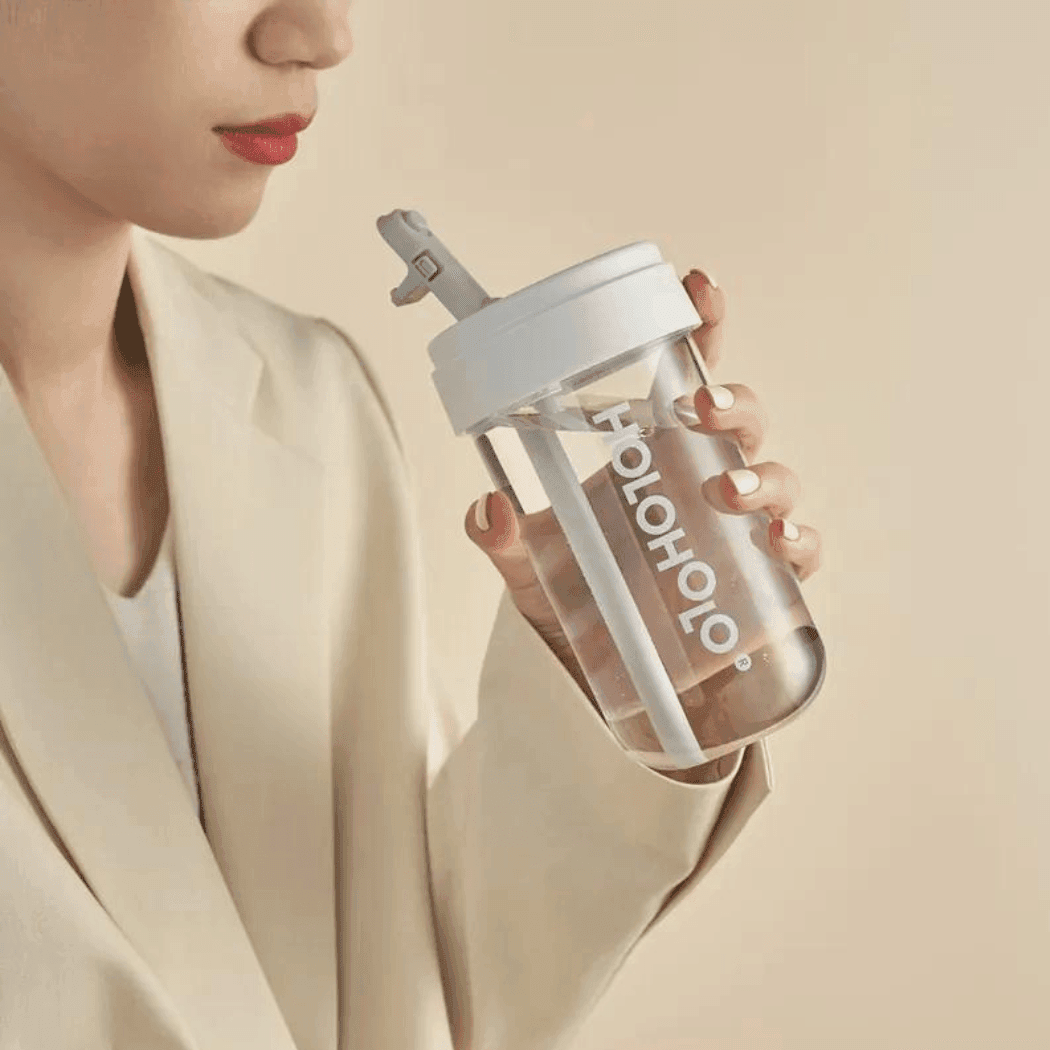 HOLOHOLO Heat-Resistant Reusable Coffee Cup White 300ml-1954803129933500419