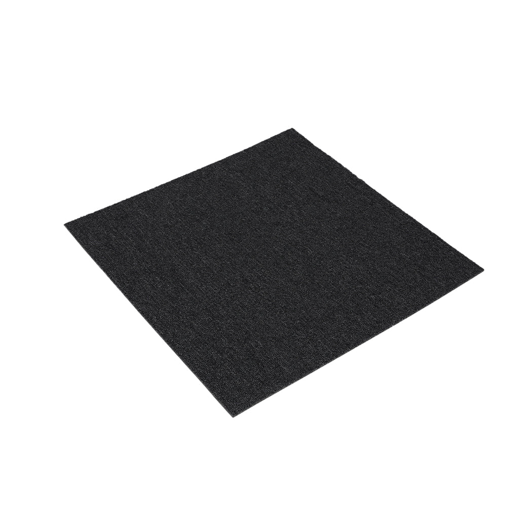 Marlow 20x Carpet Tiles 5m2 Box Heavy Black-1954802709639073792