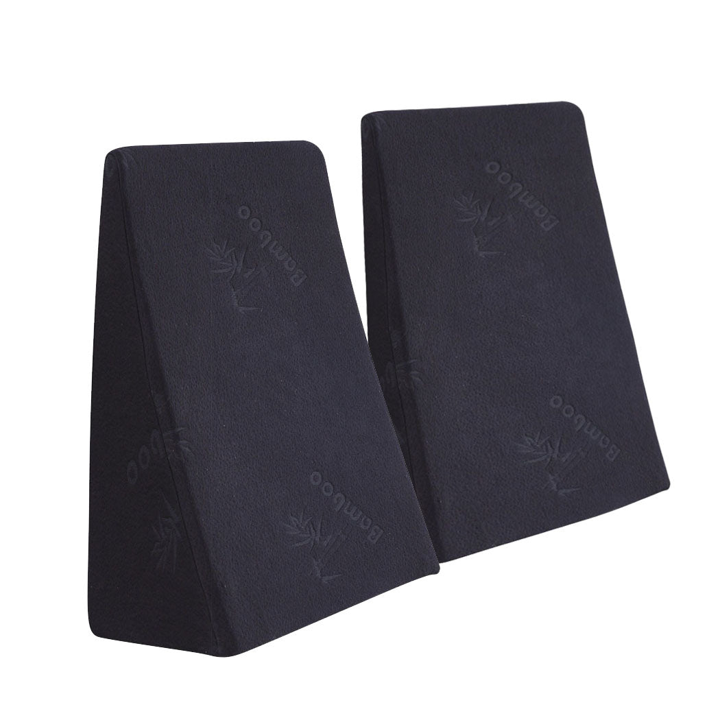 Cool Gel Memory Foam Bed Wedge Pillow With Cover-1910112235951362048