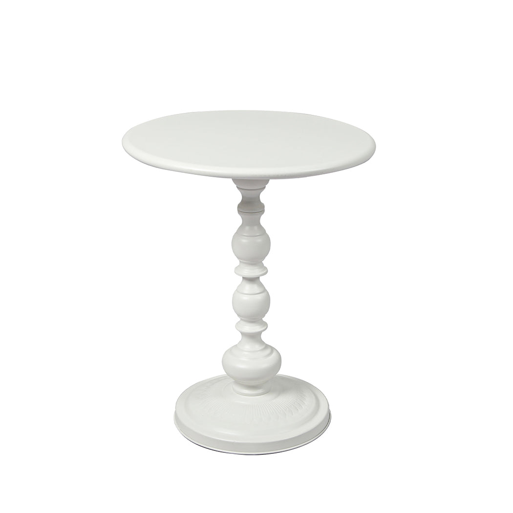 Levede Side Table Bedside Table Vintage White-1954802990166708224