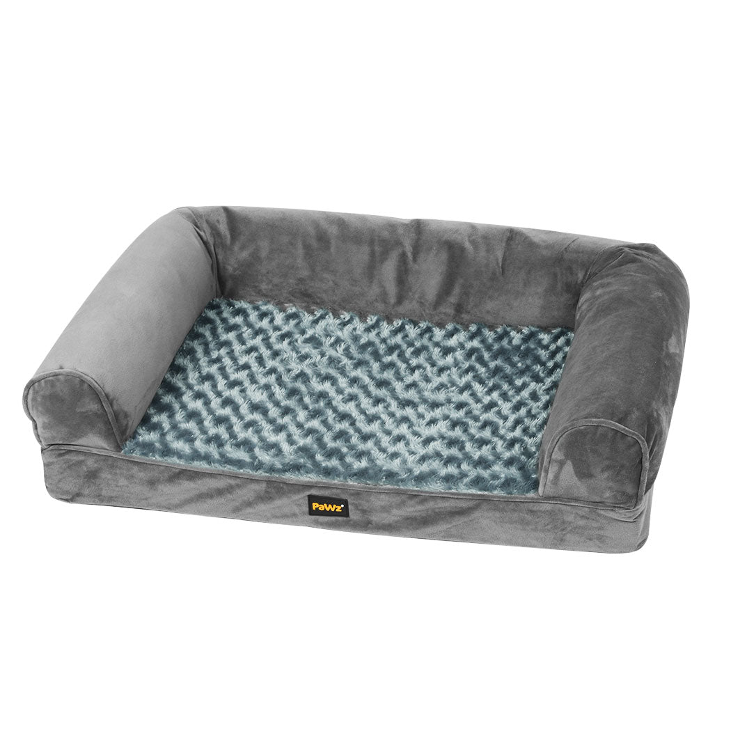 PaWz Pet Bed Sofa Dog Bedding Soft Warm XL Grey X-Large-1954802516055166976