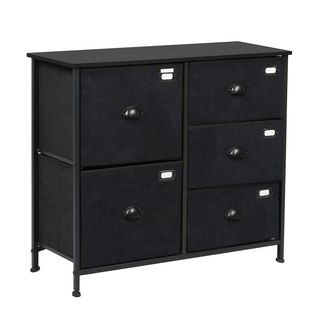 Levede Chest of 5 Drawers Storage Cabinet-1954802995757715456