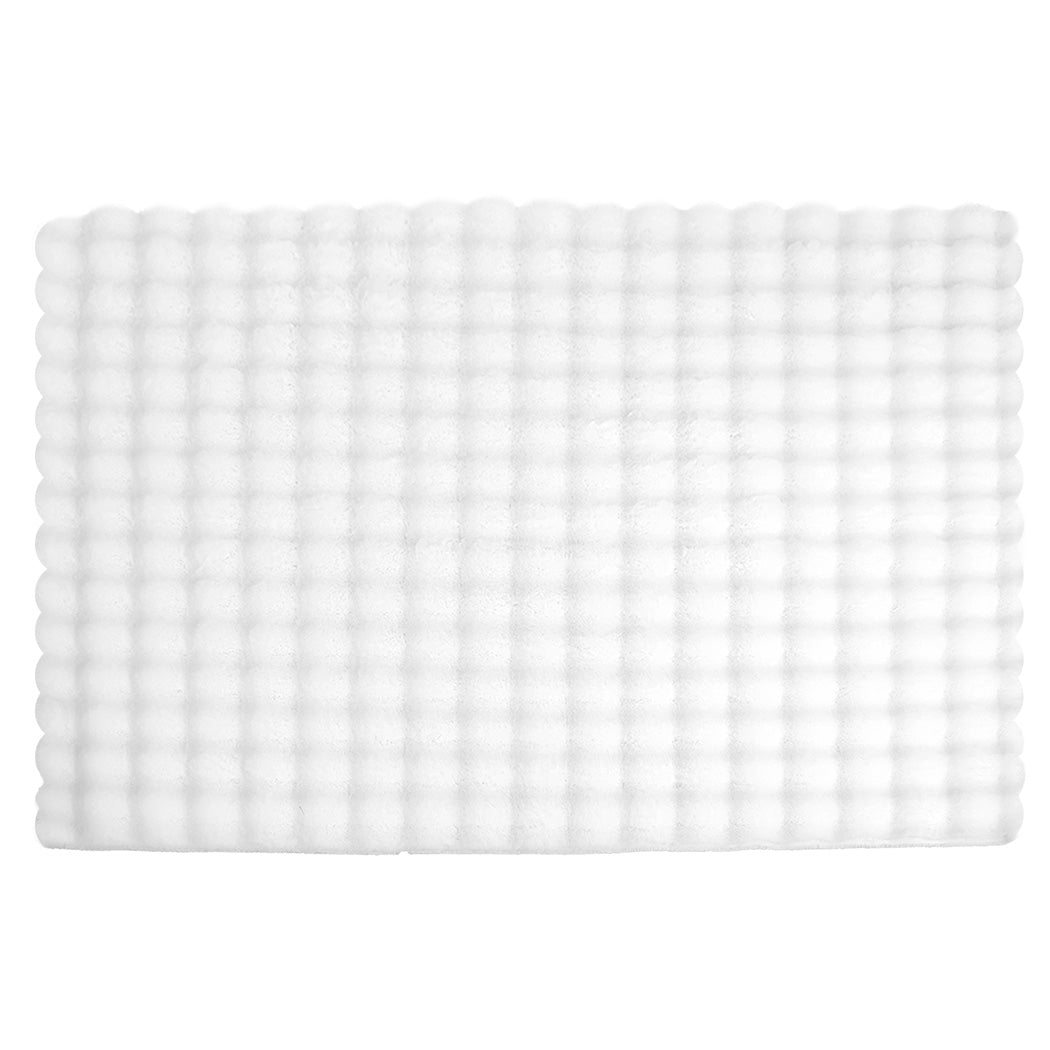 Marlow Floor Rug Carpet Fluffy Faux Rabbit Fur 80x120CM-1954802472350519296