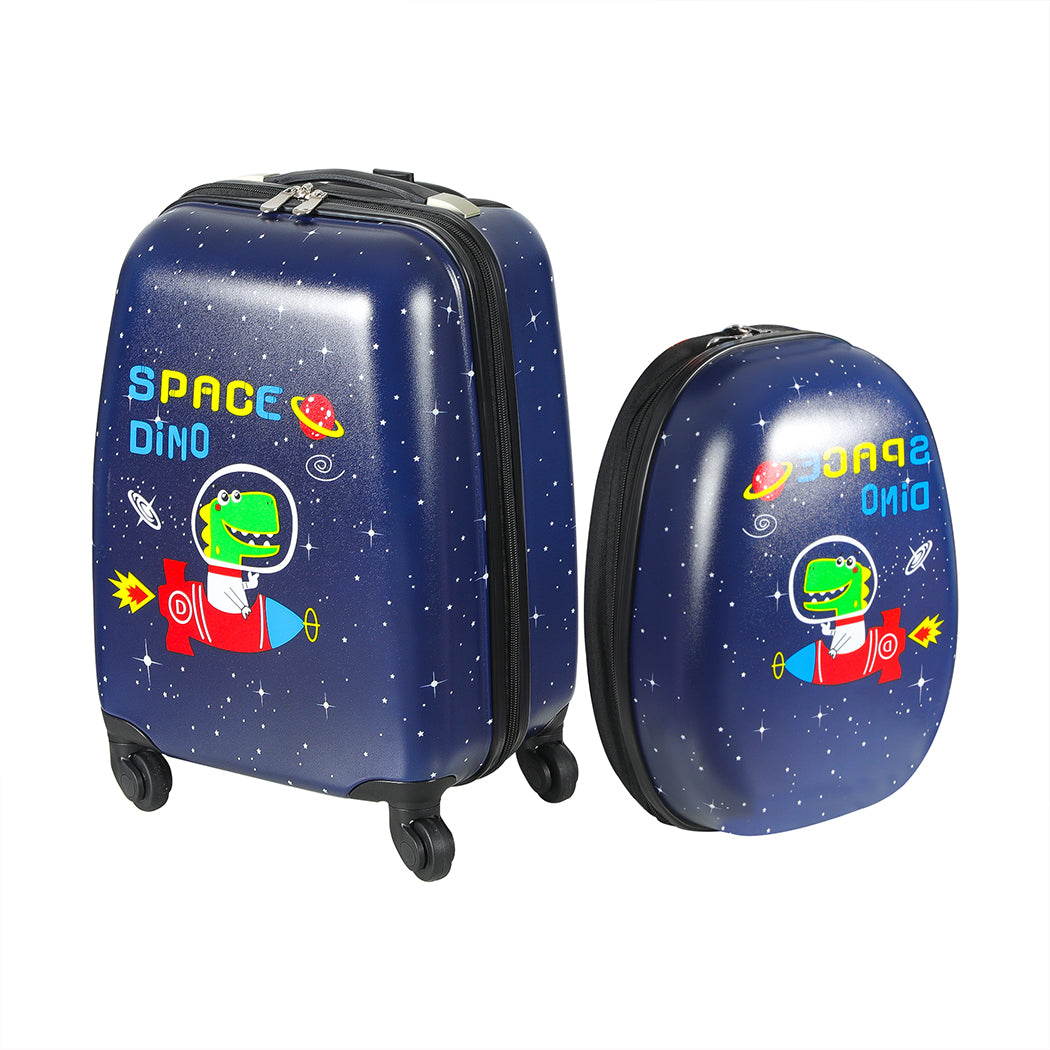 BoPeep 16''13'' 2PCS Kids Luggage Set Space Dino-1954802778505351168
