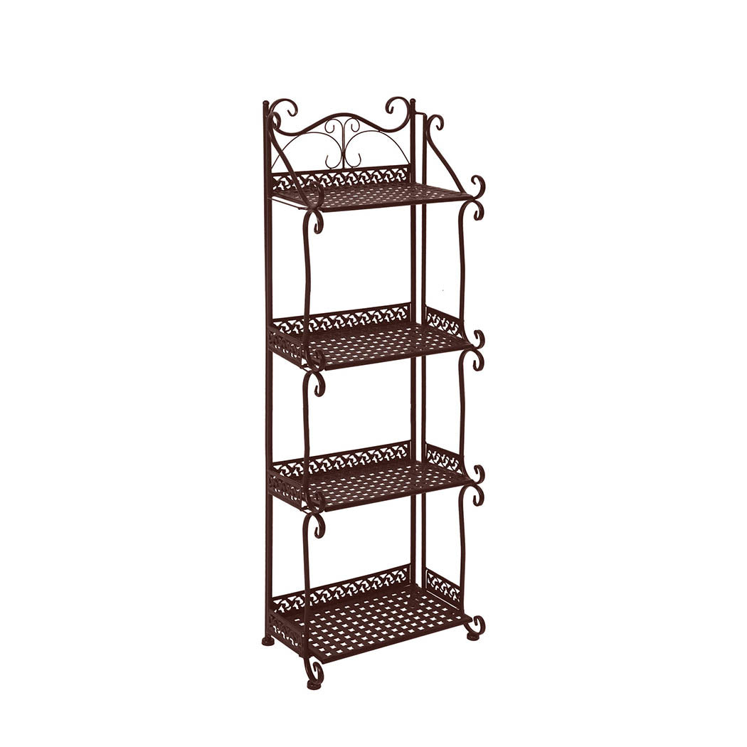 Levede Plant Stand 4 Tiers Outdoor Indoor Bronze-1910112301030182912