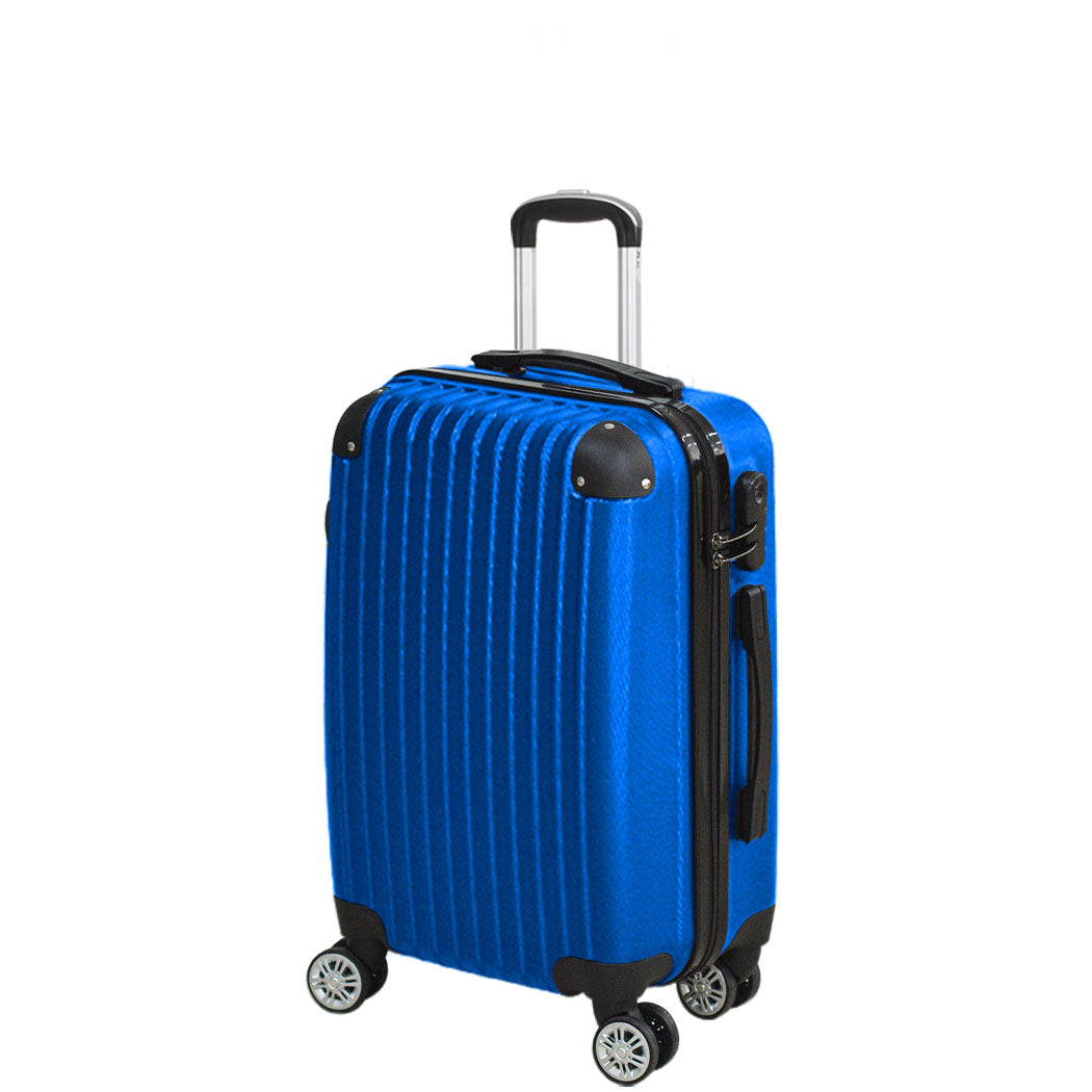 Slimbridge 28" Travel Luggage Suitcase Blue-1954802639753580544