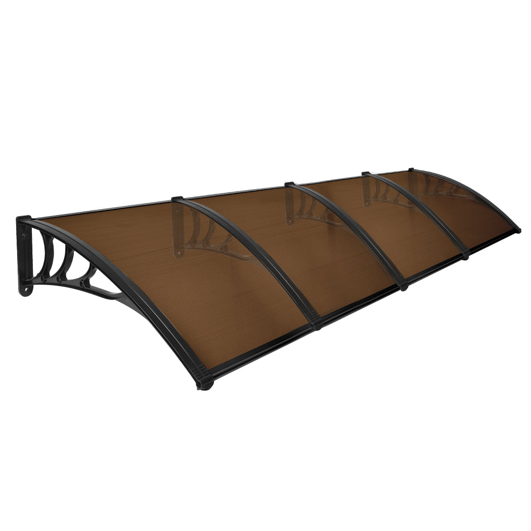 Mountview Window Door Awning Outdoor 1M X 4M Brown 1x4M-1954802873296621568