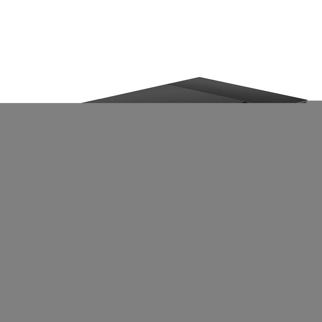 Levede L Shaped Computer Desk Home Desk Black-1954802382059737088