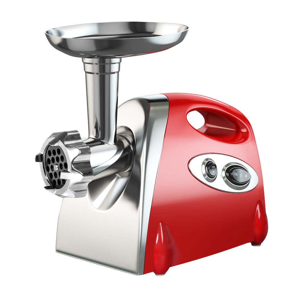800W Electric Meat Grinder Mincer Sausage Red-1954802837879918592