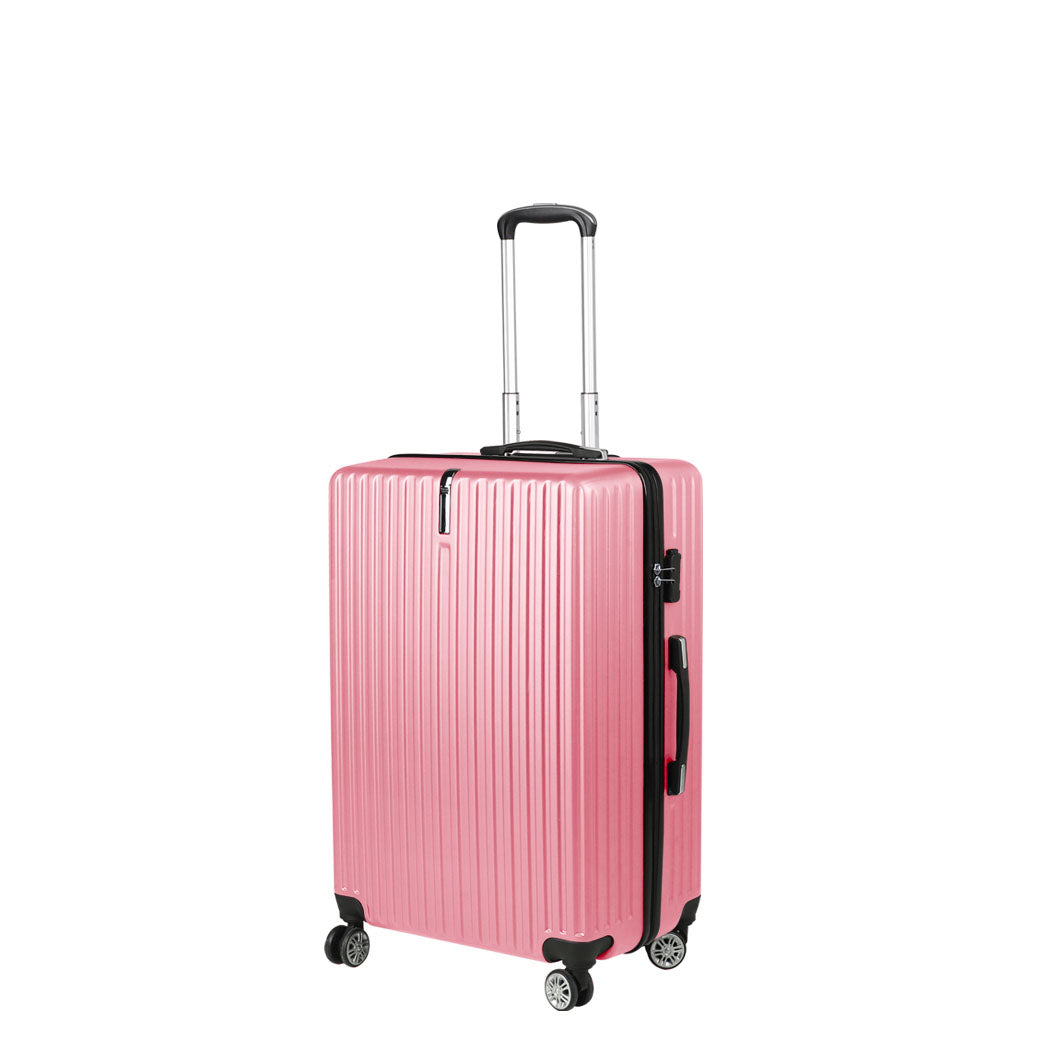 Slimbridge 20" Carry On Luggage Suitcase Rose Gold 20 inch-1954802809618698240