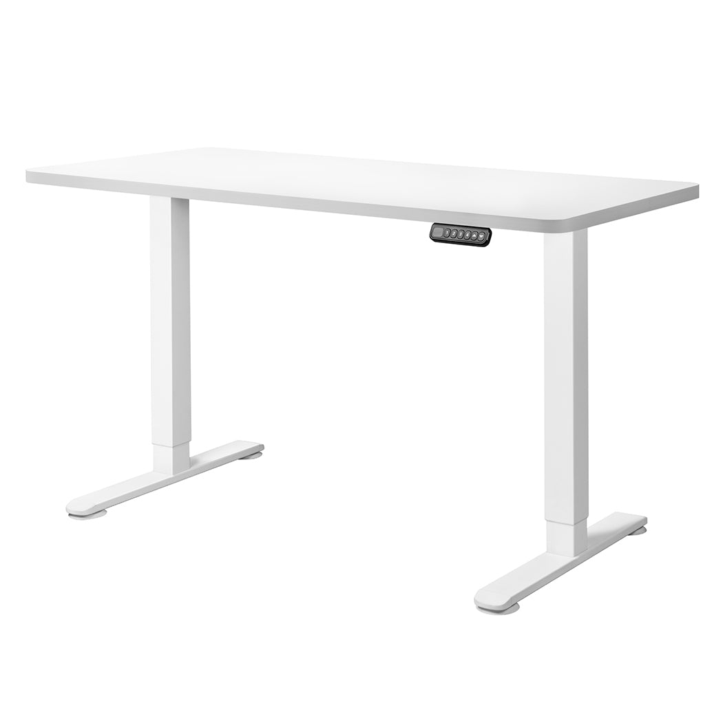 Levede Motorised Standing Desk Adjustable 140cm White 1000x 1MM-1910112995992801280