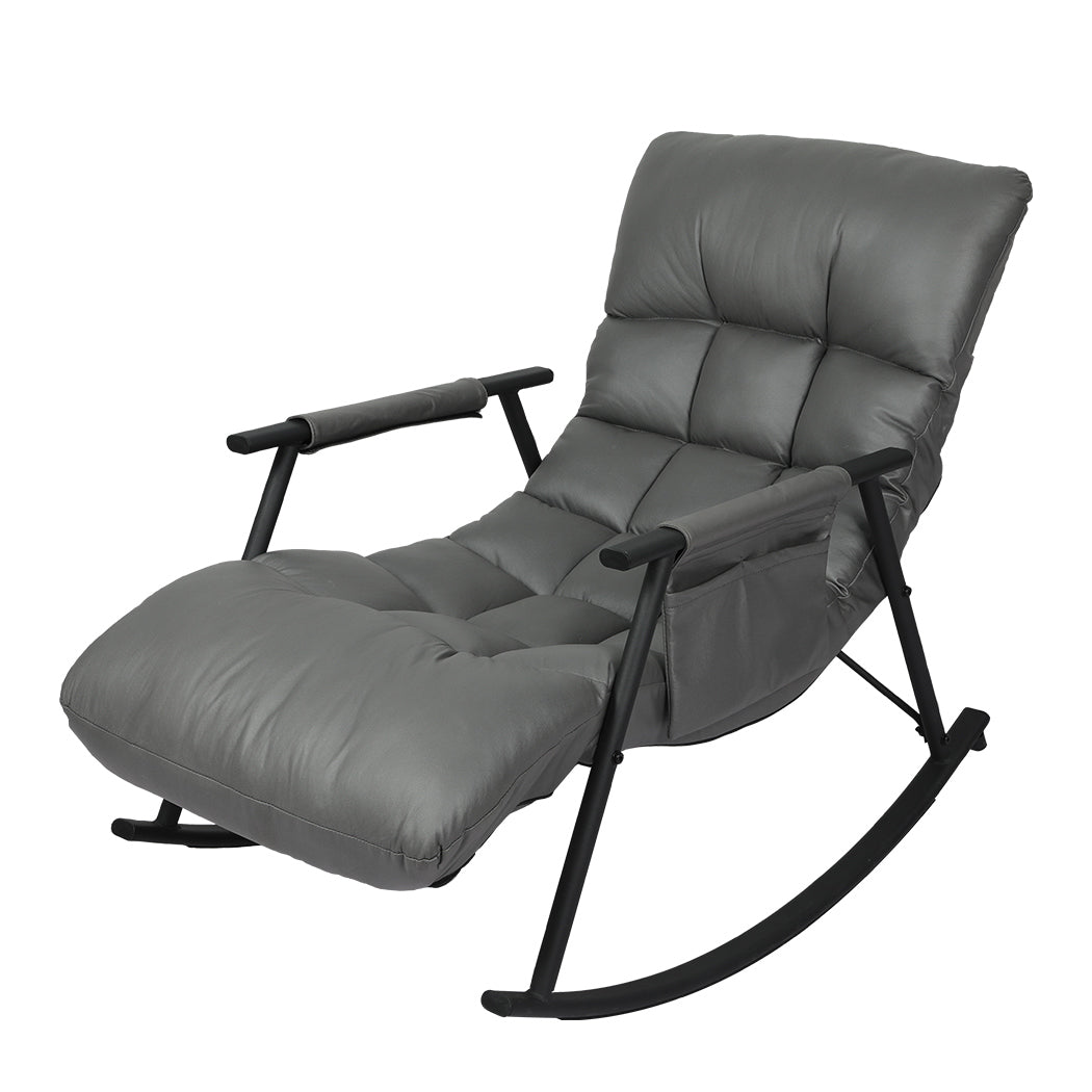 Levede Accent Chair Recliner Armchair Grey-1919892934816305152