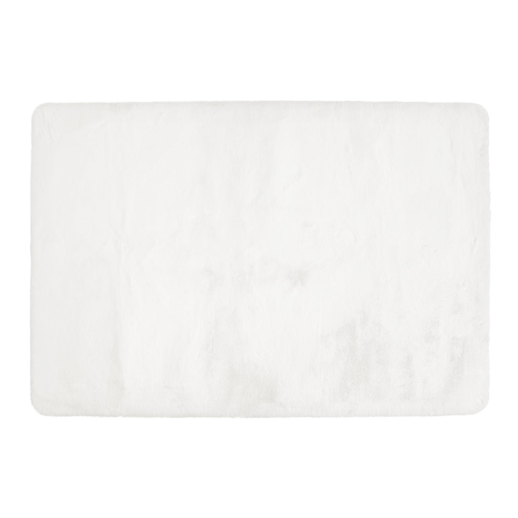 Marlow Floor Rugs Area Rug Fluffy Faux 160X230CM White-1919892882752409600