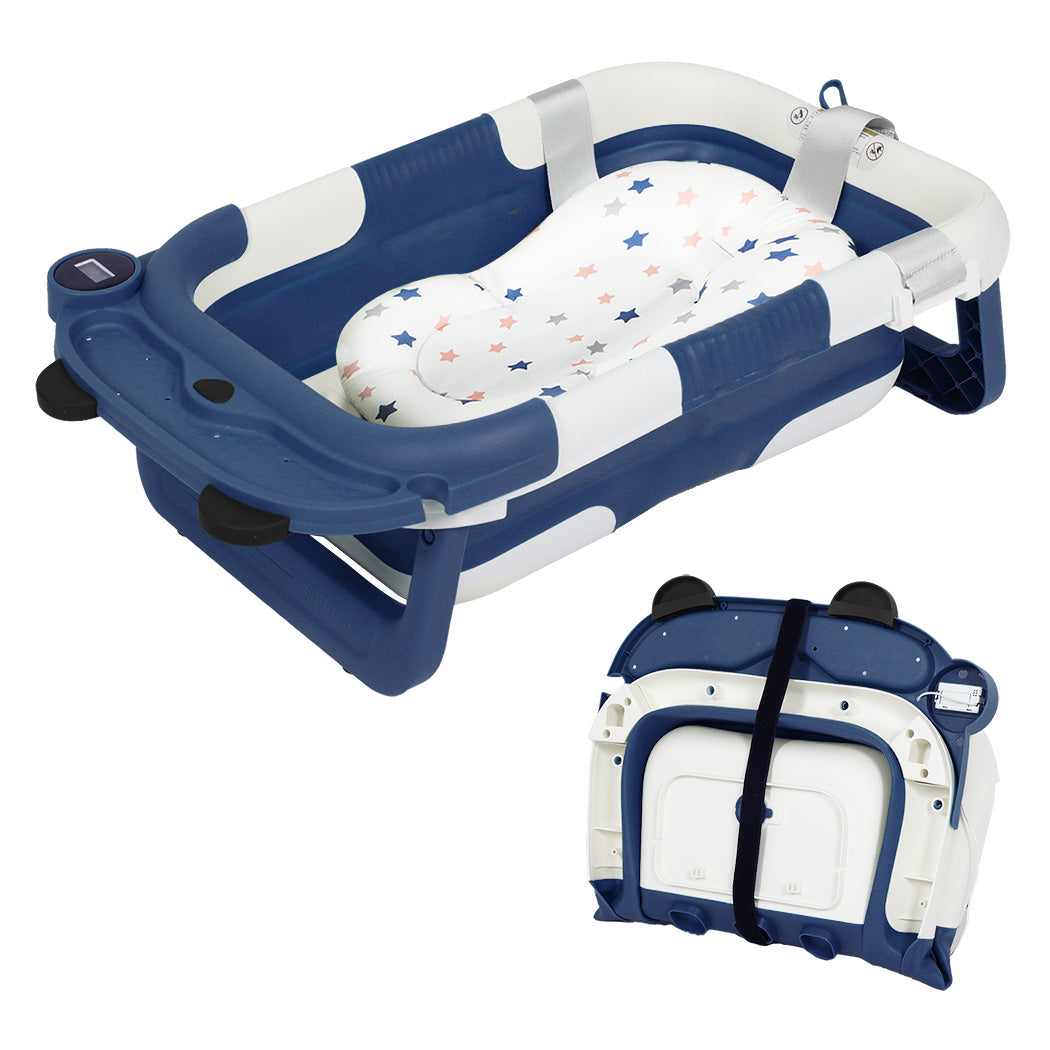 Bopeep Foldable Baby Bathtub 0-15months Blue-1954802473088716800