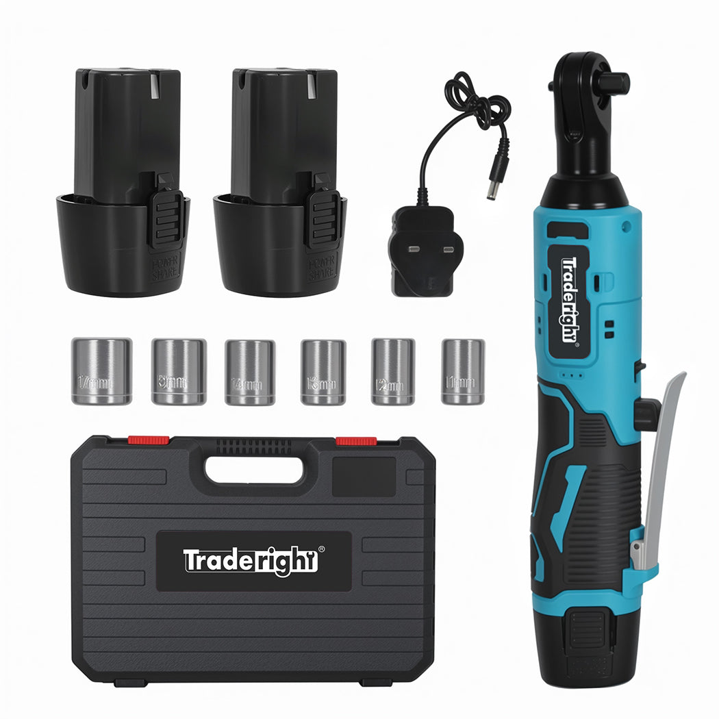 Traderight Cordless Ratchet 12V 42N.M 3/8" Drive Kit-1973194188291969024