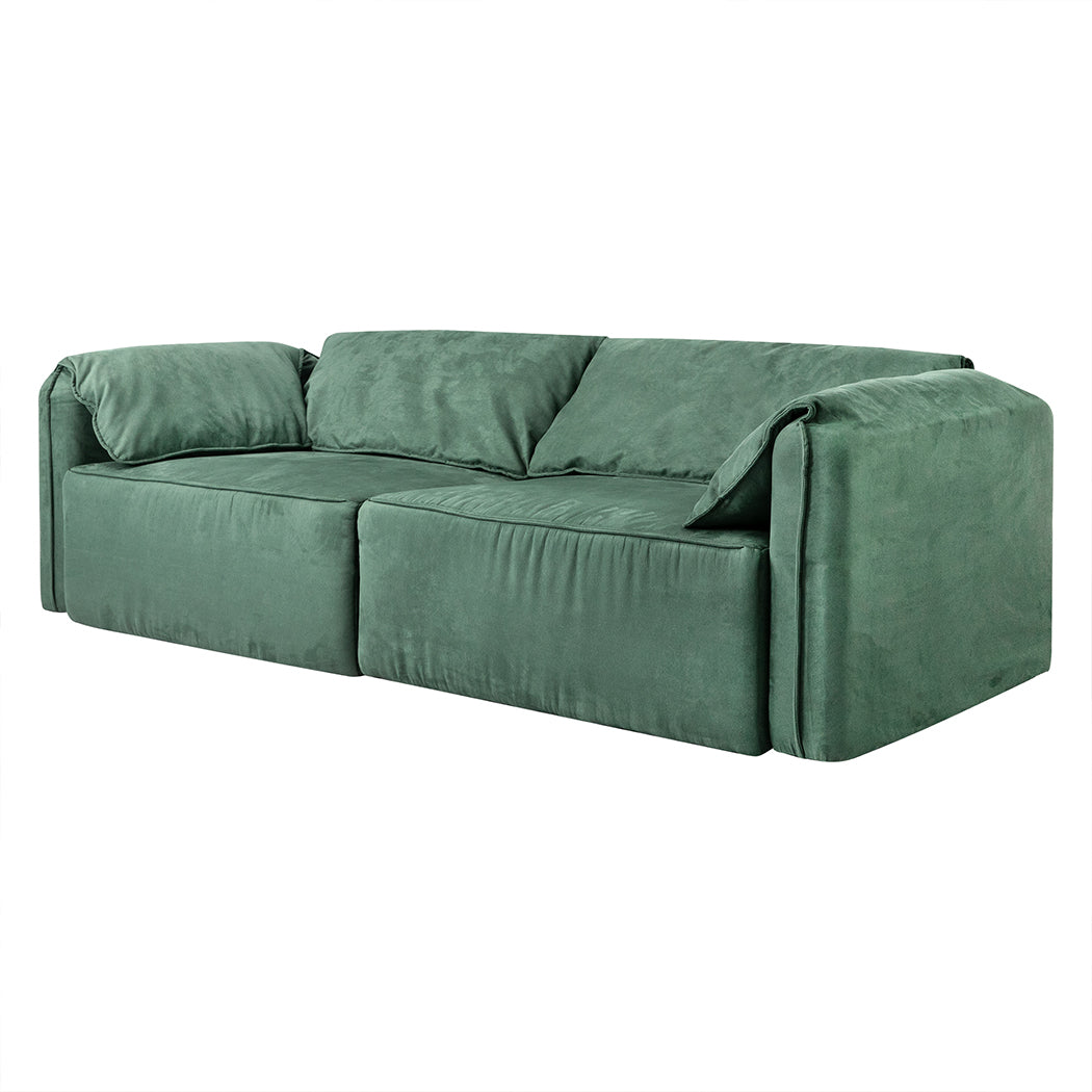 Levede Sofa Floor Couch 3-Seater Leathaire-1954802386933518336