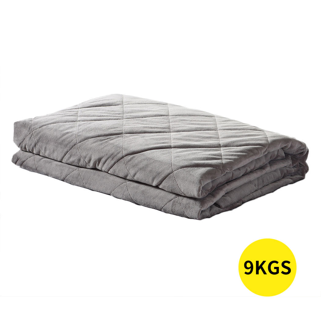 DreamZ 9KG Anti Anxiety Weighted Blanket Grey 9KGS-1954802940116078592