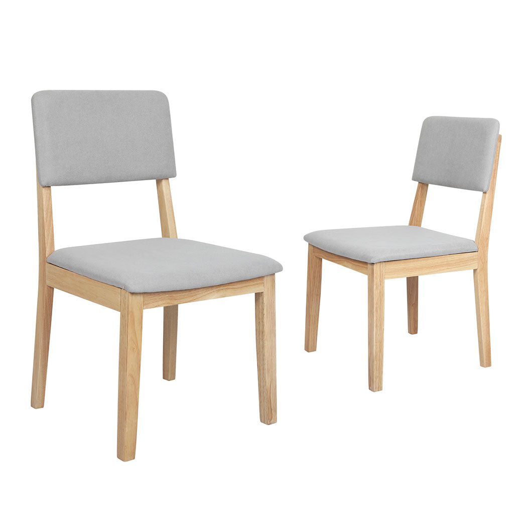 Levede 2x Dining Chair Armless Upholstered Seat-1954802458874220544