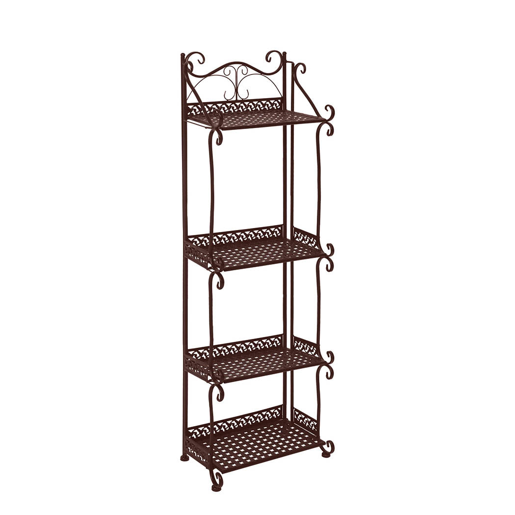 Levede Plant Stand 4 Tiers Outdoor Indoor Bronze-1910112301336367104