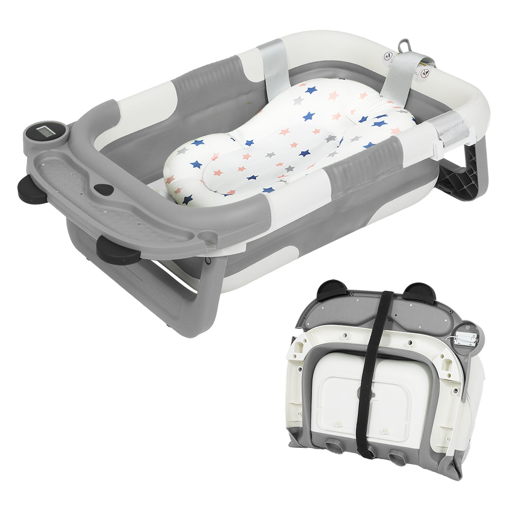 Bopeep Foldable Baby Bathtub 0-15months Gray-1954802473638170624