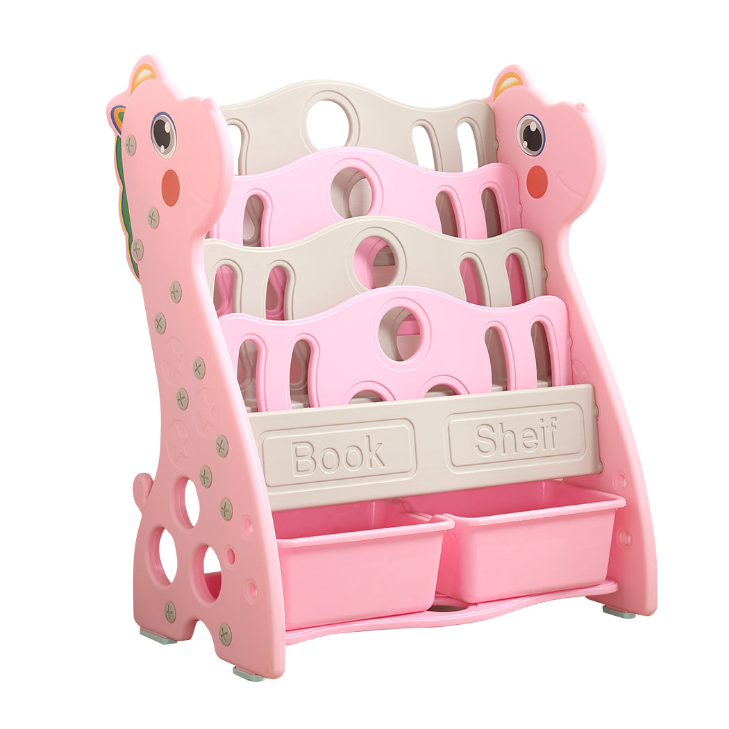 BoPeep Kids Bookshelf Bookcase Magazine Pink-1954802946273316864
