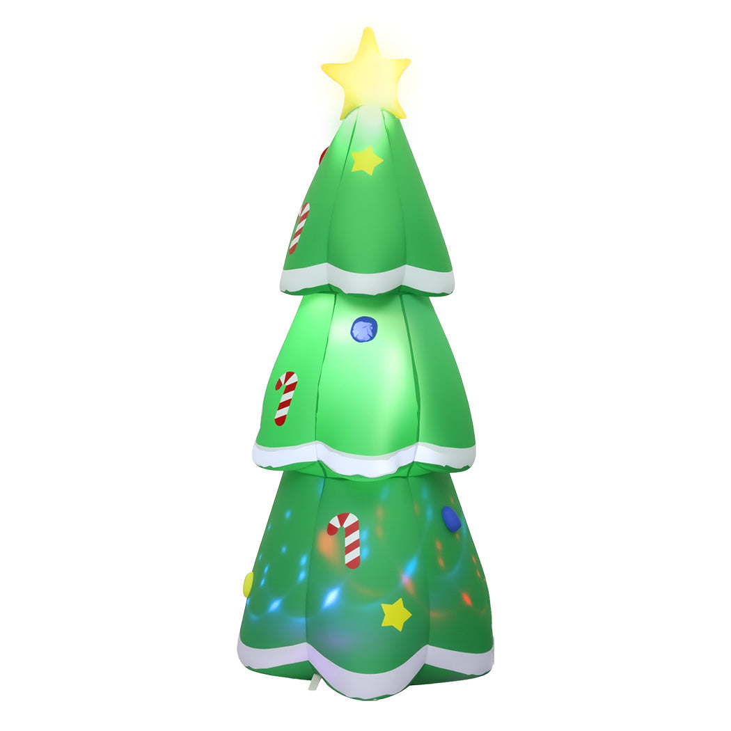 Santaco Inflatable 1.5M Christmas Tree Flashing Light-1973194174165553152