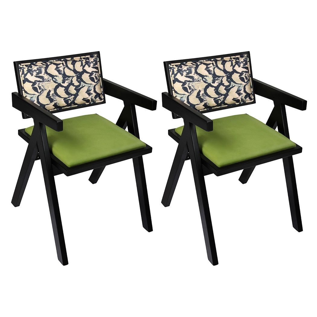 Levede 2X Dining Chair Retro Backrest Chair-1954802451114758144