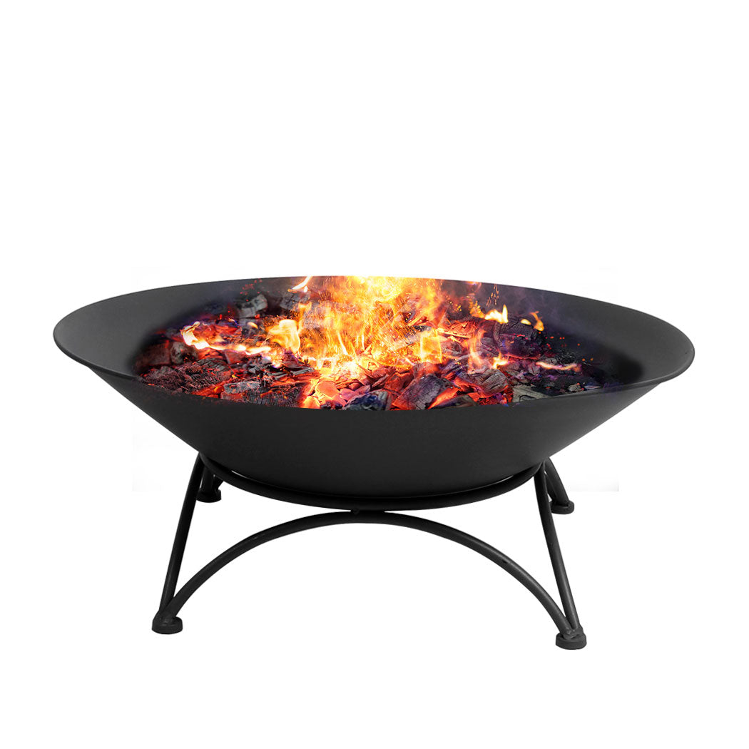 Moyasu 2IN1 Fire Pit Bowl Firepit Garden Black-1910112944331558912