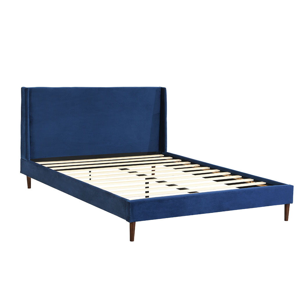 Levede Velvet Bed Frame Double Size-1919892912179646464