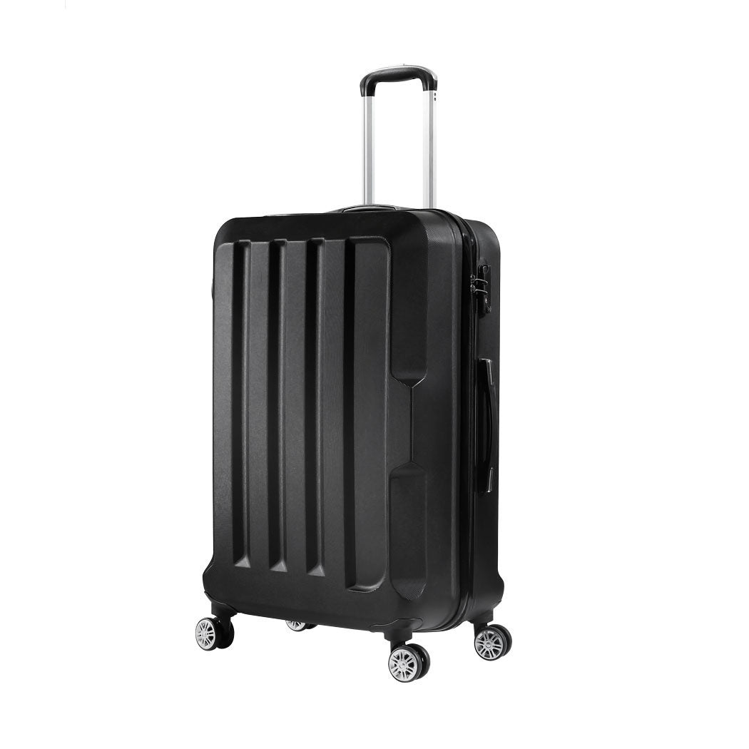 Slimbridge 20" Travel Luggage Lightweight Black 20 inch-1954802801674686464