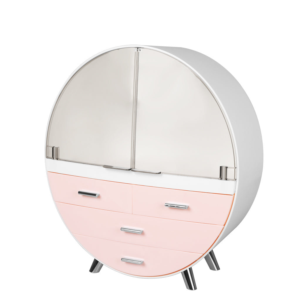 Makeup Case Holder Cosmetic Organiser Pink Large-1910113312008441856