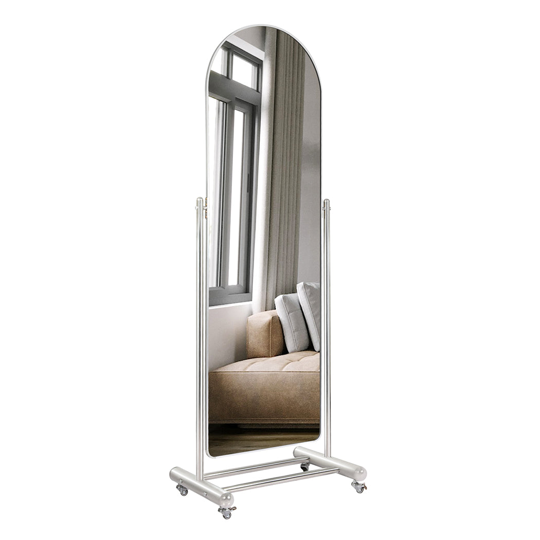 Yezi 165CM Movable Arch Full Length Mirror-1954802411772186624